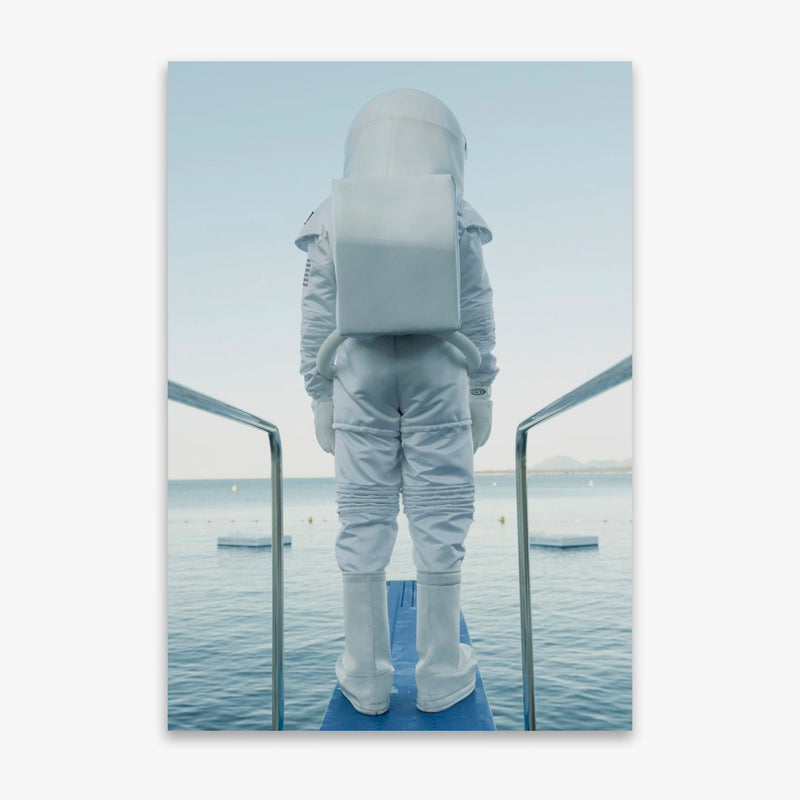 Thinking, from the series Lonesome Astronaut (at Hotel Du Cap-Eden-Roc, Antibes)